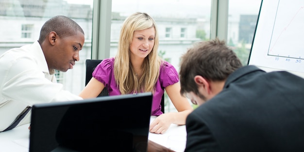 multi ethnic business team working office 13339 269163